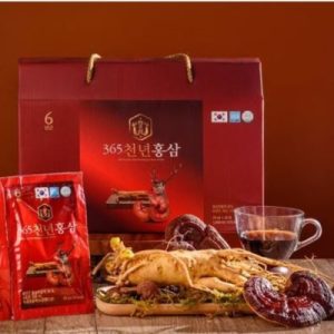 NƯỚC HỒNG SÂM ,NHUNG HƯƠU LINH CHI 365