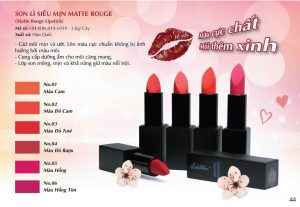 Son Lì Siêu Mịn Matte Rouge BM02.