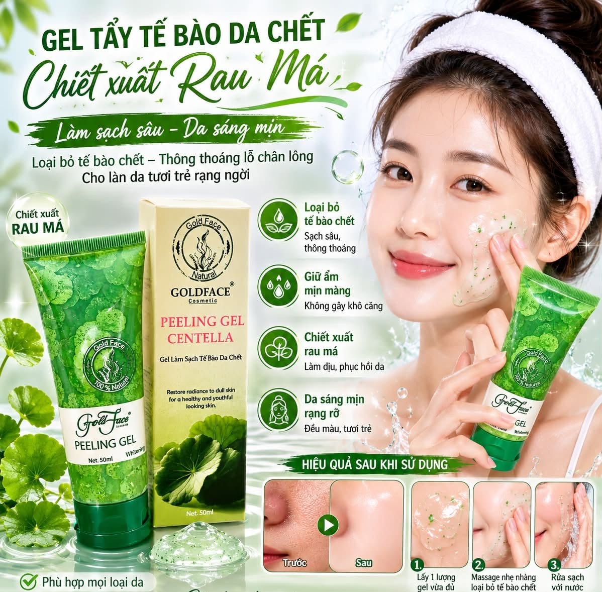 Tẩy Tế Bào Chết Goldface GF11